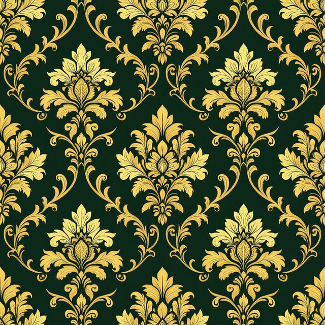Damask Wallpaper - AI Generated gallery