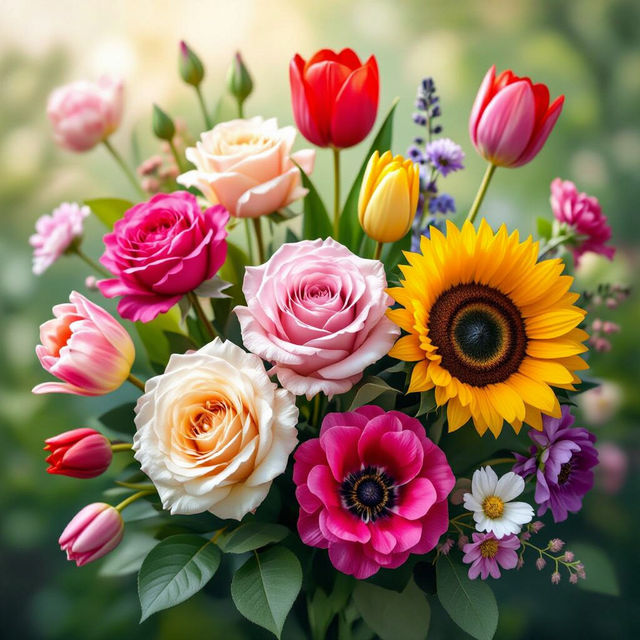 Pictures Of Different Flowers - Made With AI gallery