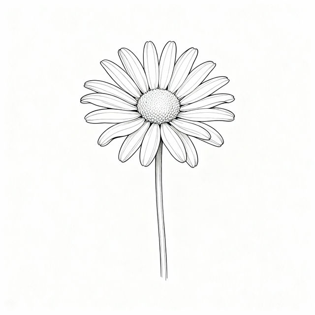 Simple Flower Drawings - AI Generated Art gallery