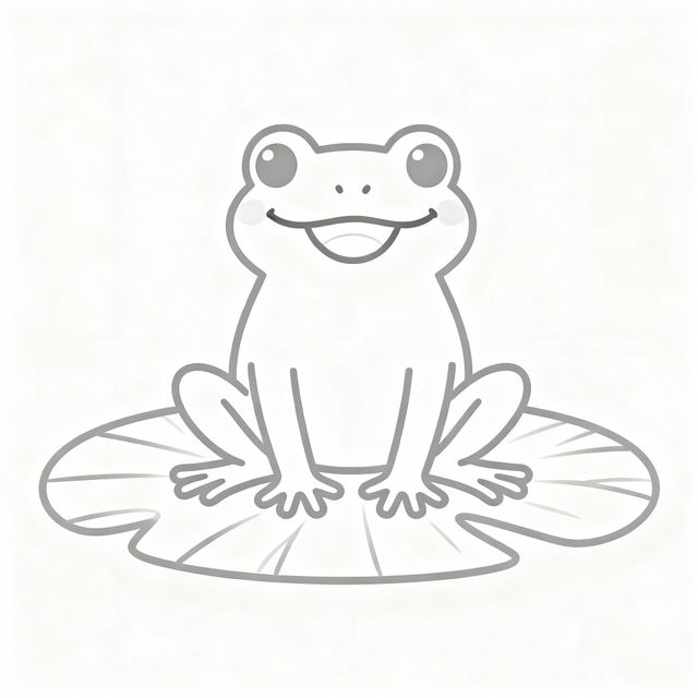 Simple Frog Drawings - Made With AI gallery