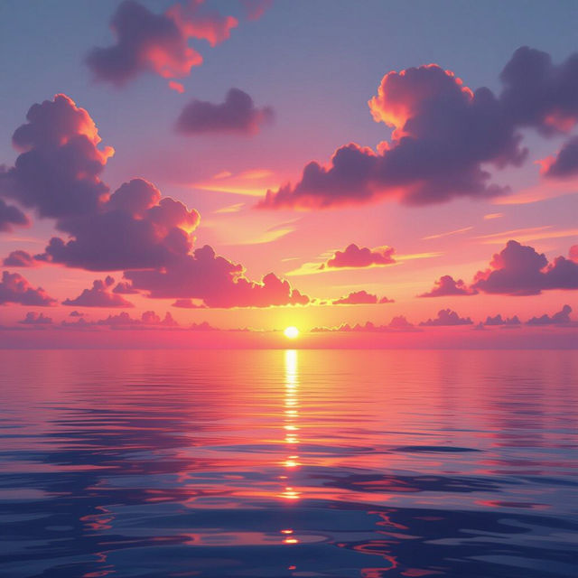 Pink Sunset Wallpapers - Made With AI gallery