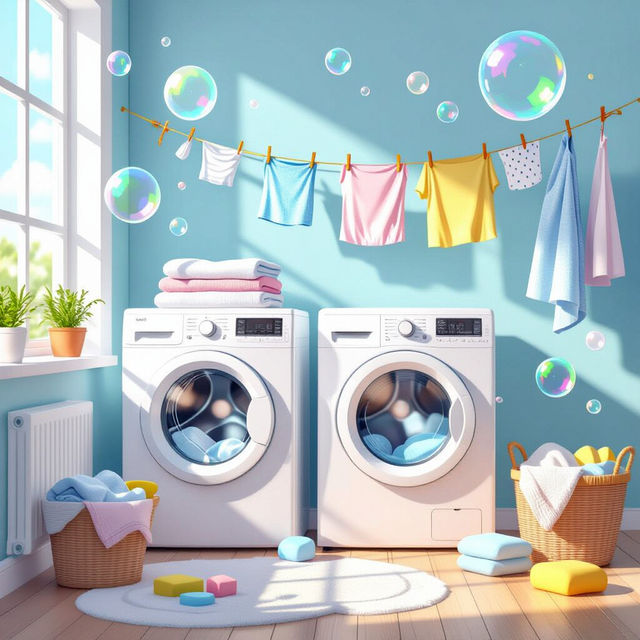 Laundry Room Art Ideas - Made With AI gallery