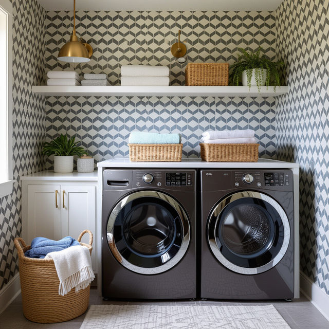 Laundry Room Wallpaper Ideas gallery