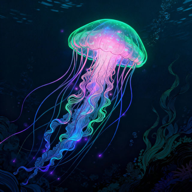 Jellyfish Drawings gallery