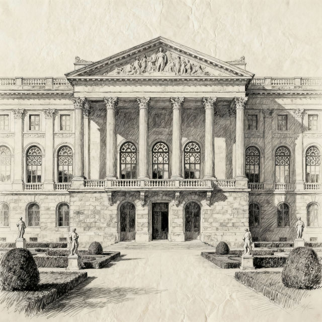 Government Building Drawings - AI Generated Art gallery