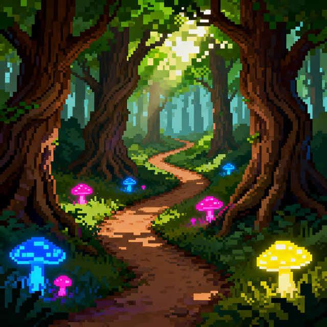Forest Pixel Art gallery