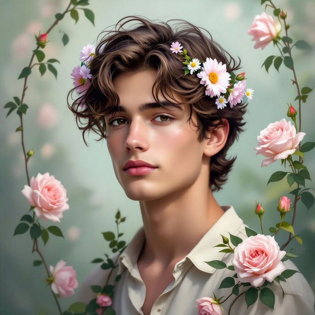 Flower Boy Wallpapers - AI Generated gallery