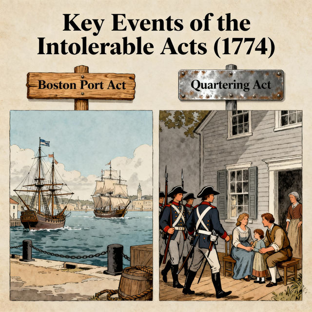Easy Intolerable Acts 1774 Drawings gallery