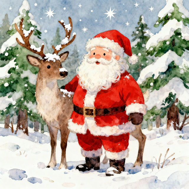 Christmas Themed Drawings gallery
