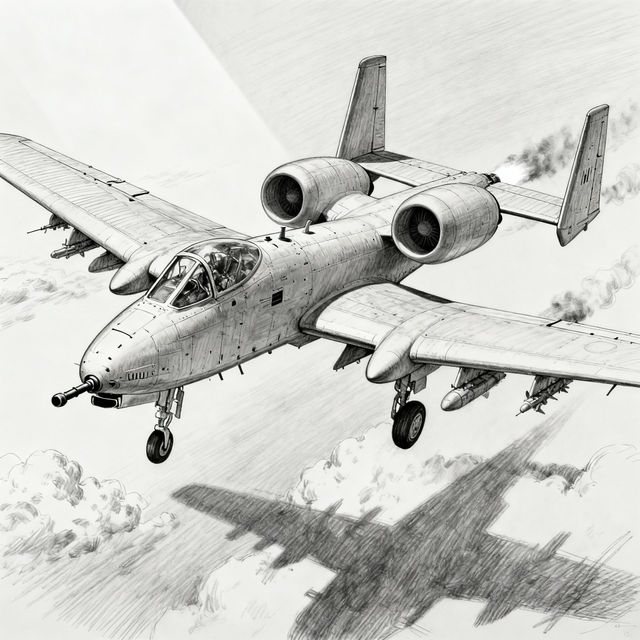 A-10 Warthog Drawings gallery