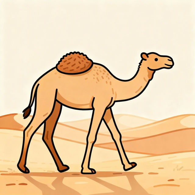 Easy Camel Drawings - Made With AI gallery