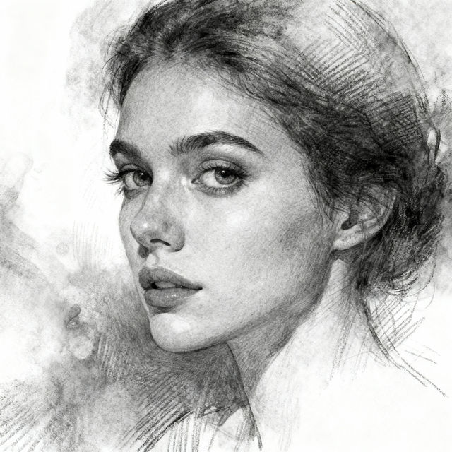 Female Drawing - AI Generated Art gallery