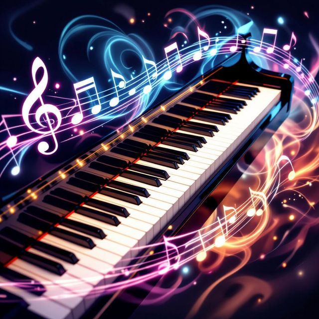 Piano Keyboard Pictures - AI Generated gallery