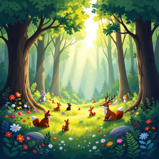 Woodland Peel and Stick Wallpaper gallery