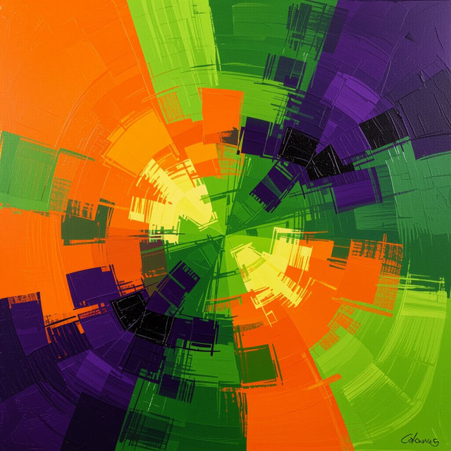 Secondary Colors in Art - AI Generated gallery