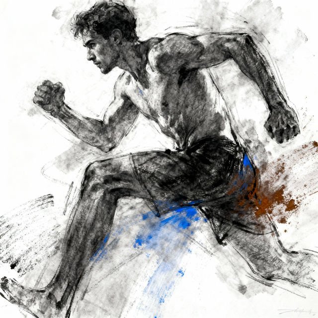 Person Reference Drawing - AI Generated gallery