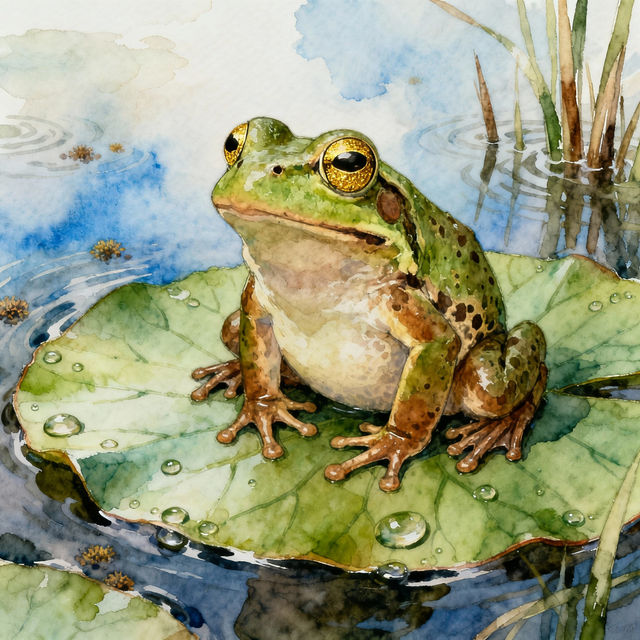 Drawing Of Frog gallery