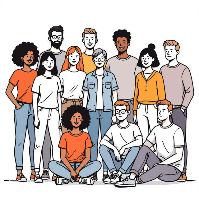 Easy People Drawing Ideas gallery