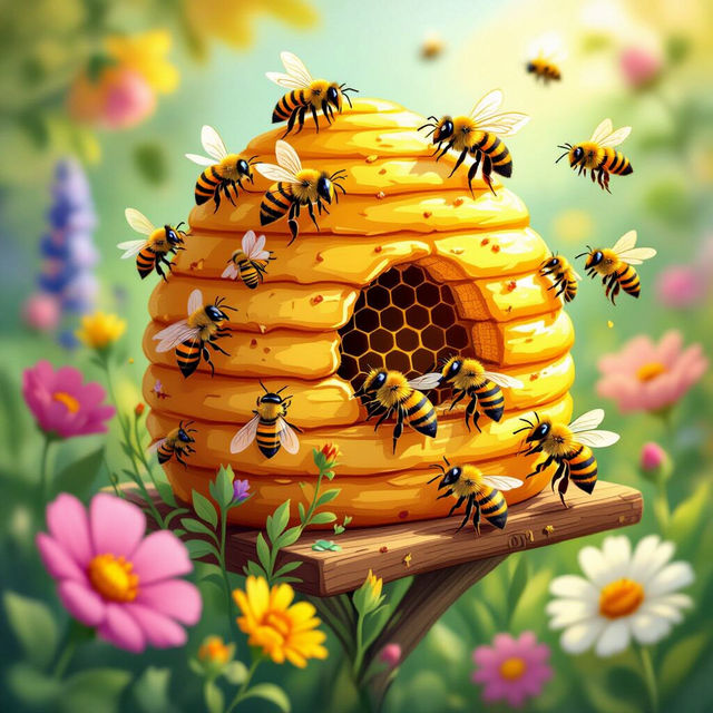 Beehive Pictures - Made With AI gallery