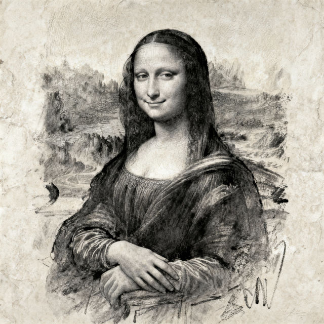 Mona Lisa Sketch gallery