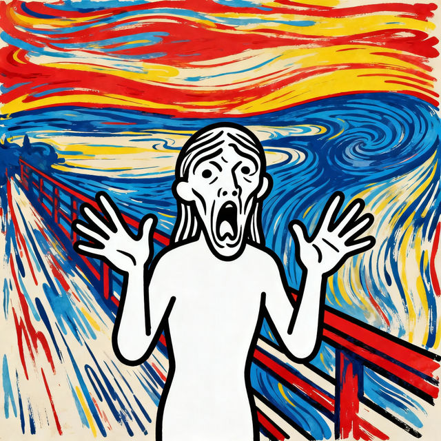 Easy Scream Drawings gallery