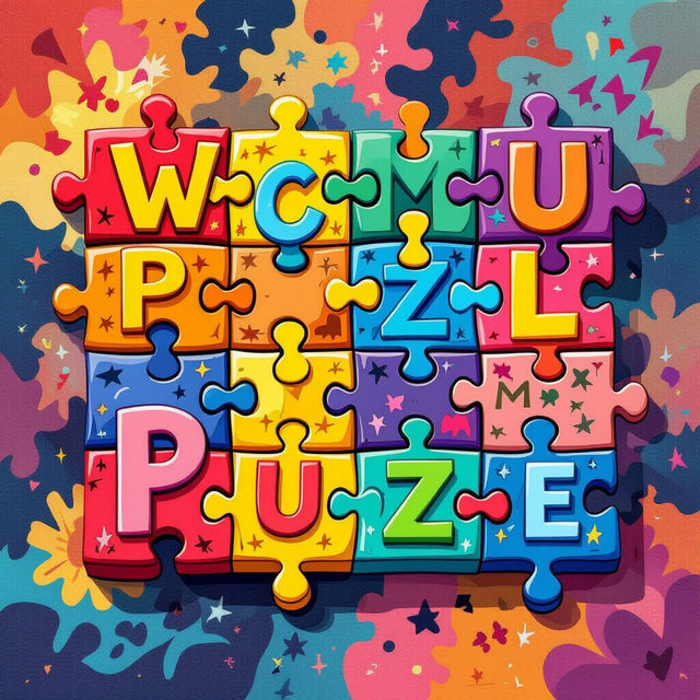 Word Picture Puzzles - AI Generated gallery