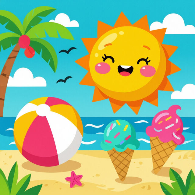 Cute Summer Wallpaper gallery