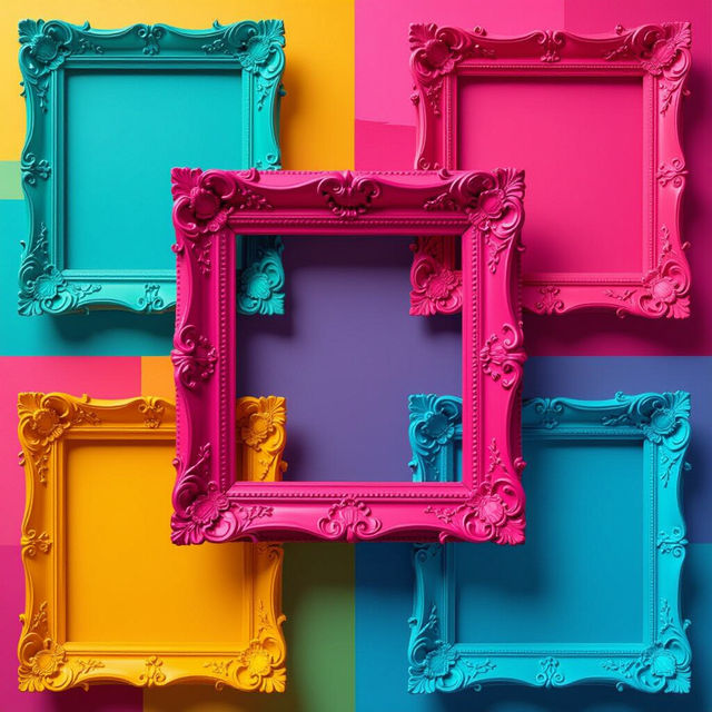 Multi-Colored Picture Frames gallery
