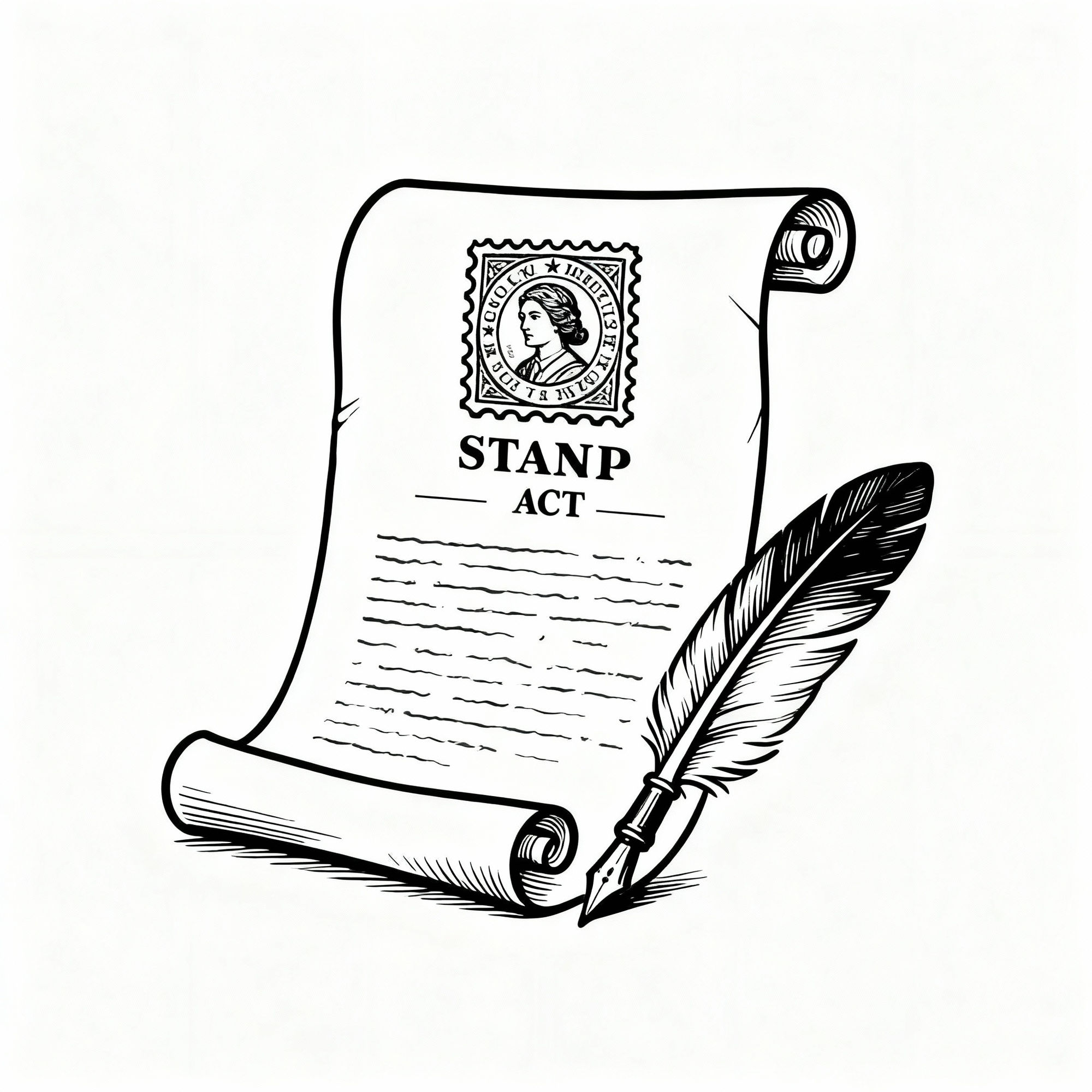 Stamp Act Easy Drawings - Create Your Own AI Art