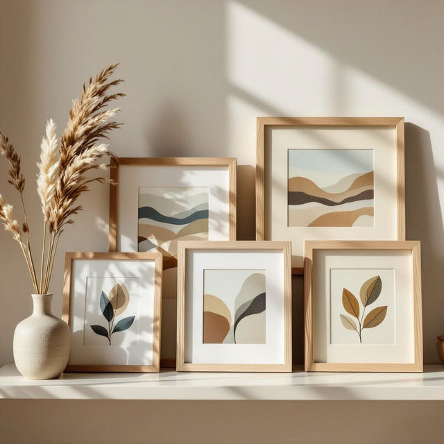 Light Wood Picture Frames - AI Generated gallery