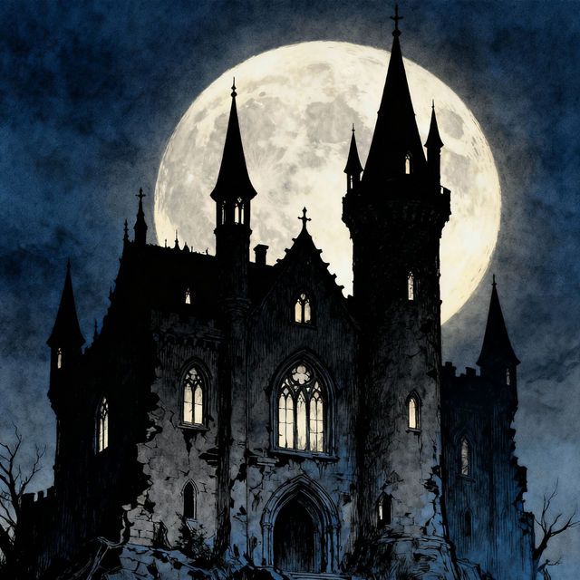 Gothic Drawings - Easy AI Creations gallery