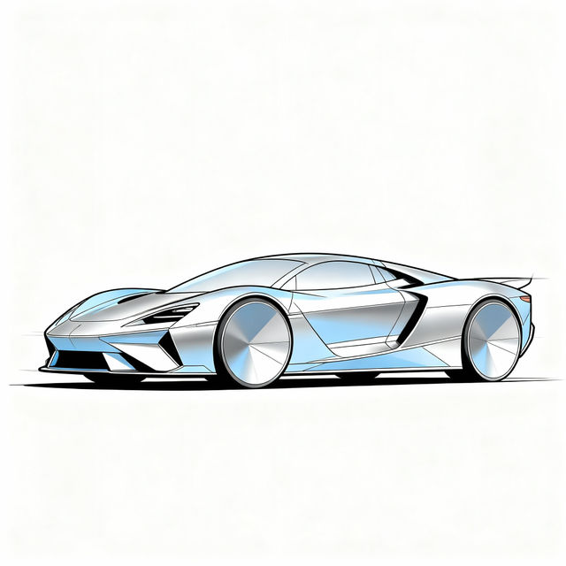 Side View Car Drawings - AI Generated gallery