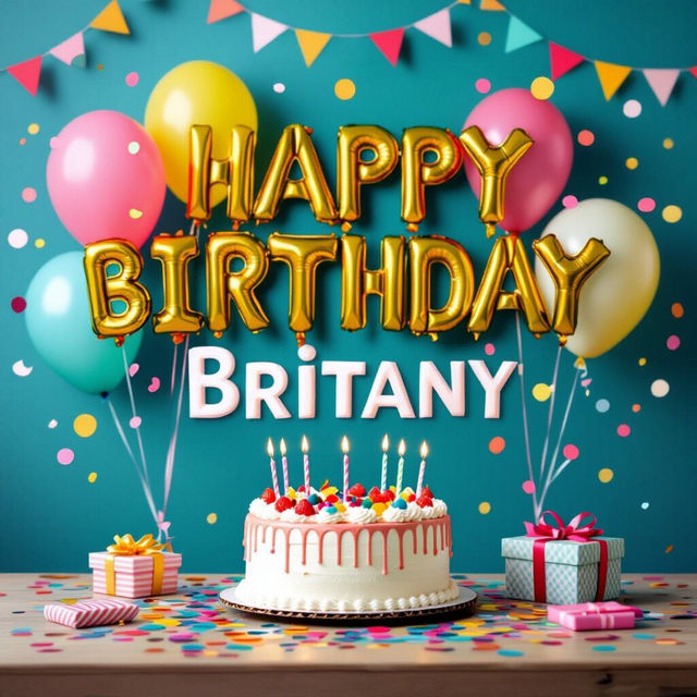 Happy Birthday Brittany Images - Made With AI gallery
