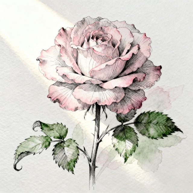Flower Drawing Rose Art gallery