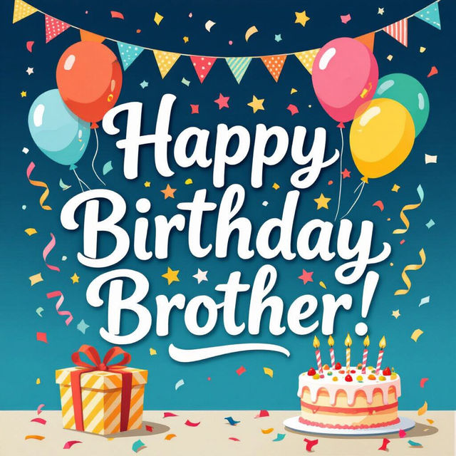 Happy Birthday To My Brother Images gallery
