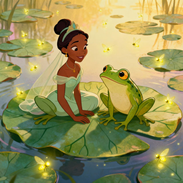 Princess and the Frog Drawings - Made With AI gallery