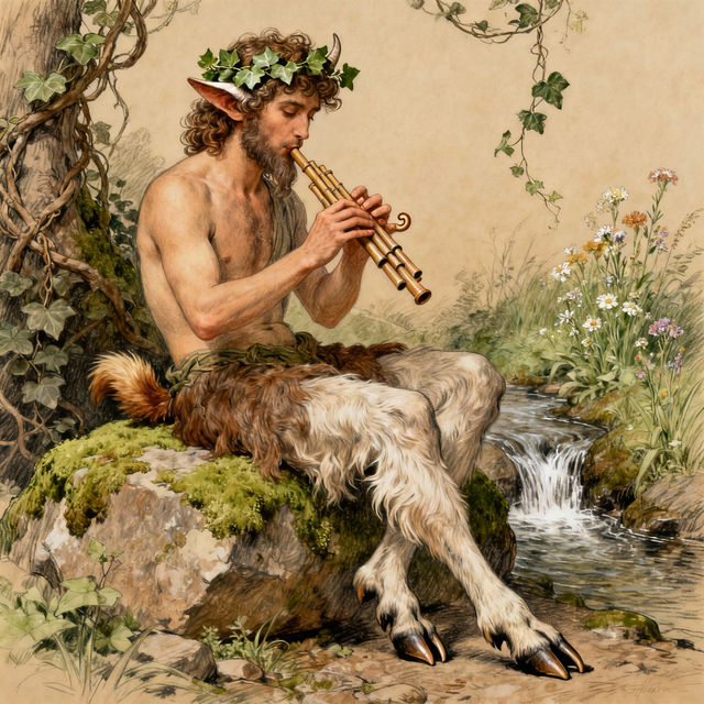 Pan Drawing Art - Made With AI gallery