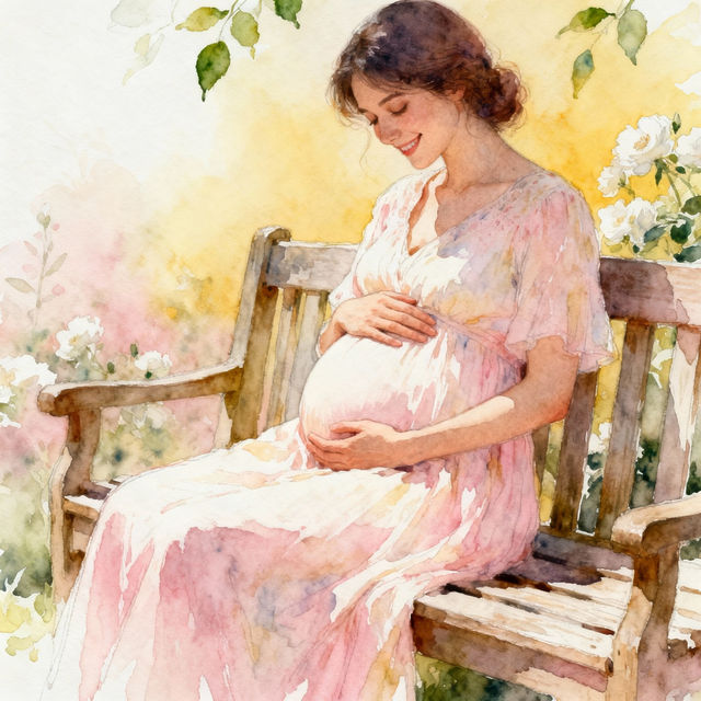 Pregnant Women Drawings - AI Generated Art gallery