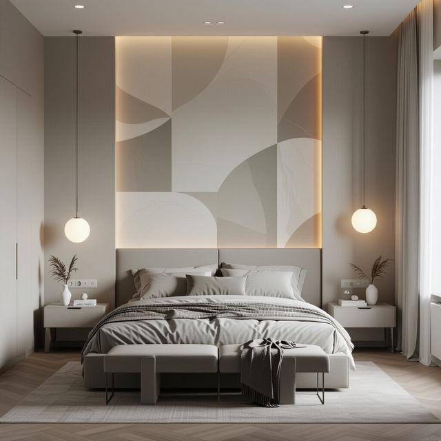 Elegant Modern Bedroom Wallpaper gallery