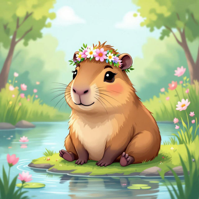 Cute Capybara Art gallery