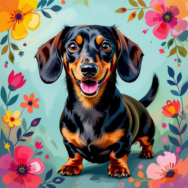 Dachshund Art - AI Generated gallery