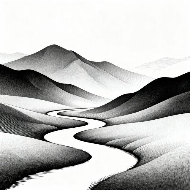 Line Art Examples - AI Generated gallery