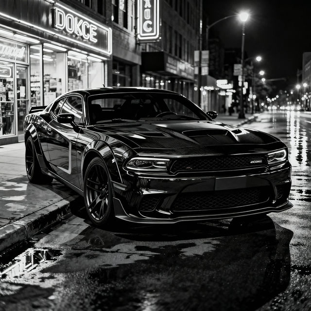 Dodge Hellcat Drawings - AI Generated gallery