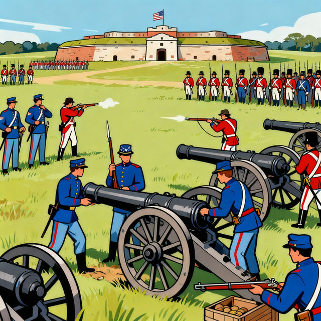 Battle of Yorktown Drawings - Easy AI Art gallery