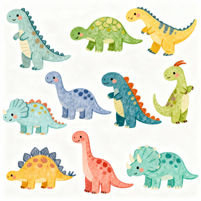 Dinosaur Drawings Easy gallery