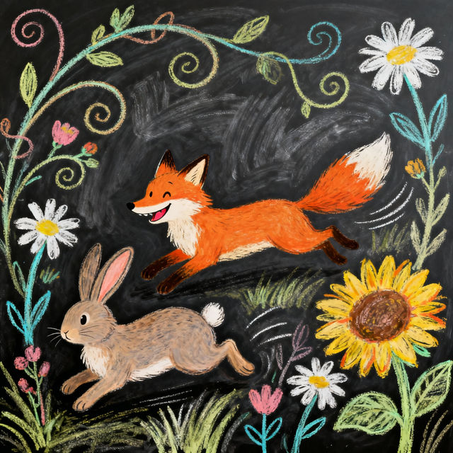 Colorful Chalkboard Art gallery