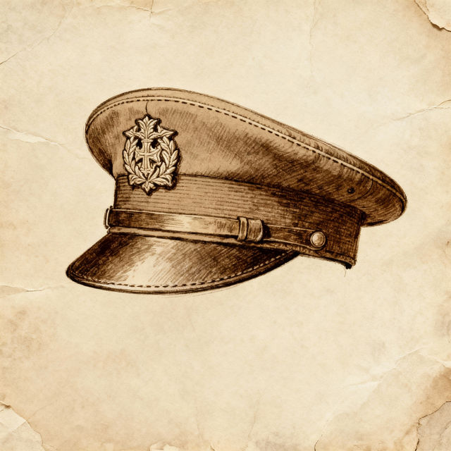 Army Hat Drawings - AI Generated gallery