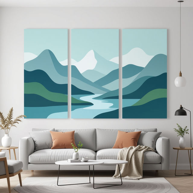 3 Piece Wall Art - Made With AI gallery