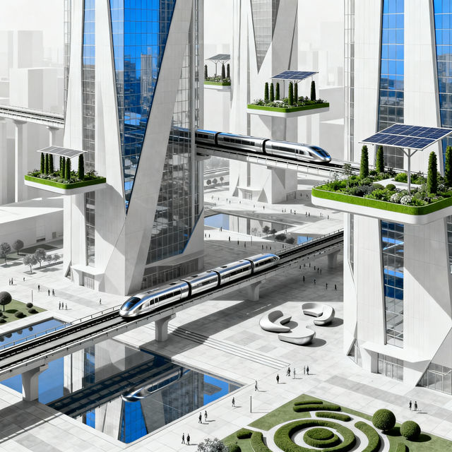 City Building Drawings - Created With AI gallery