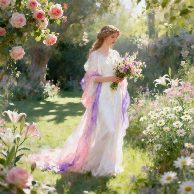 Persephone Drawings - AI Generated Art gallery